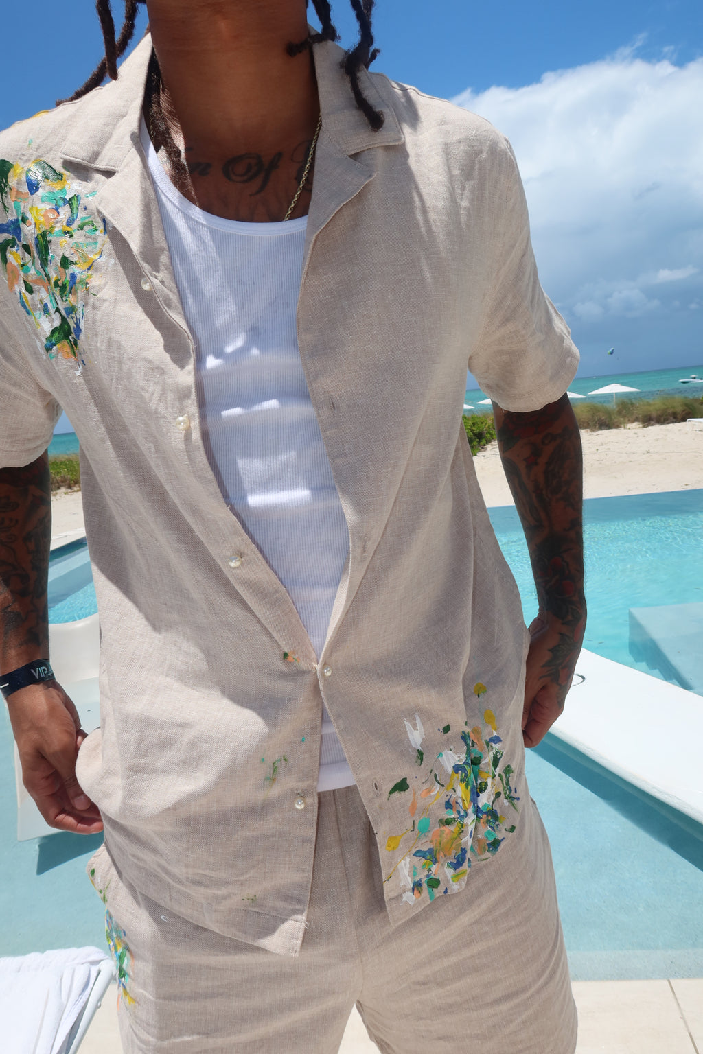Island Linen Button up Shirt