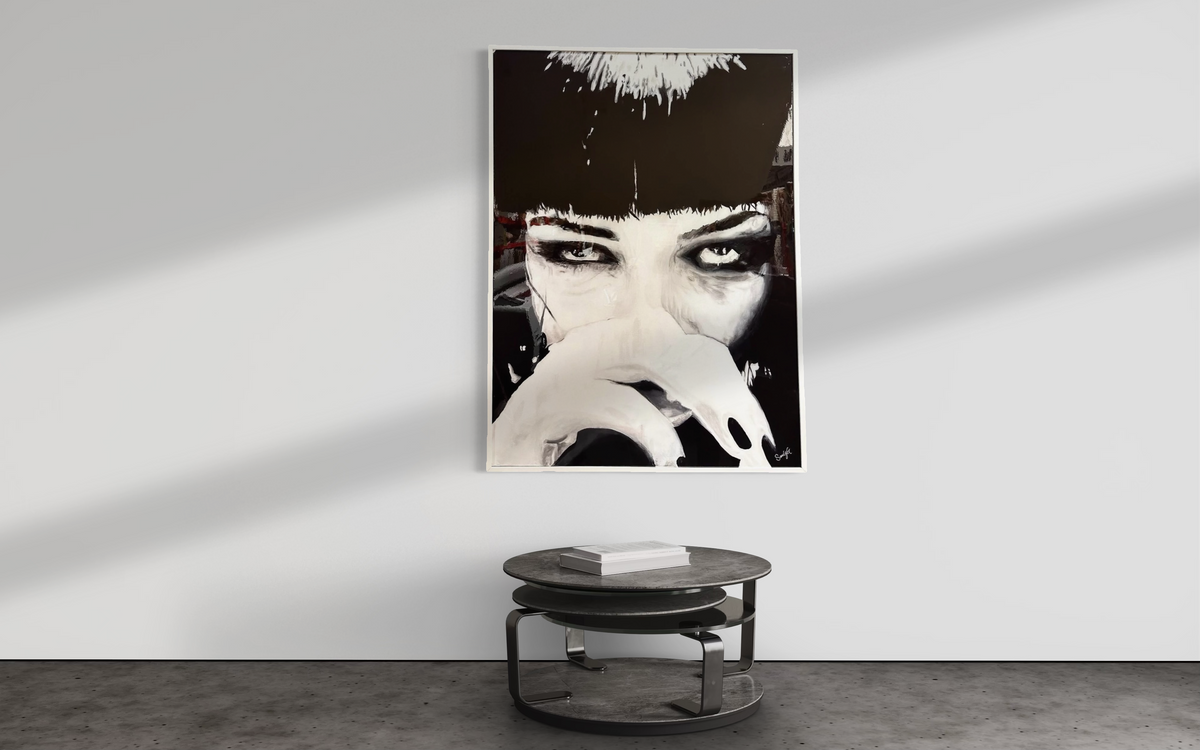 “Mia Wallace” Painting