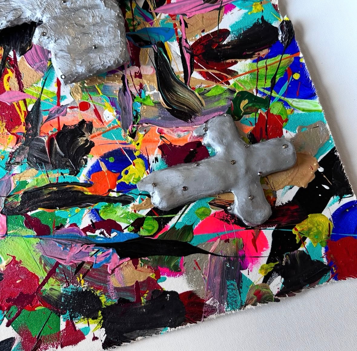 “God Loves You” painting