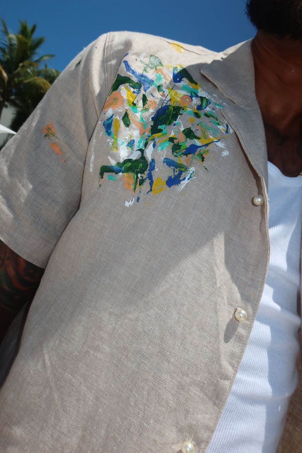 Island Linen Button up Shirt