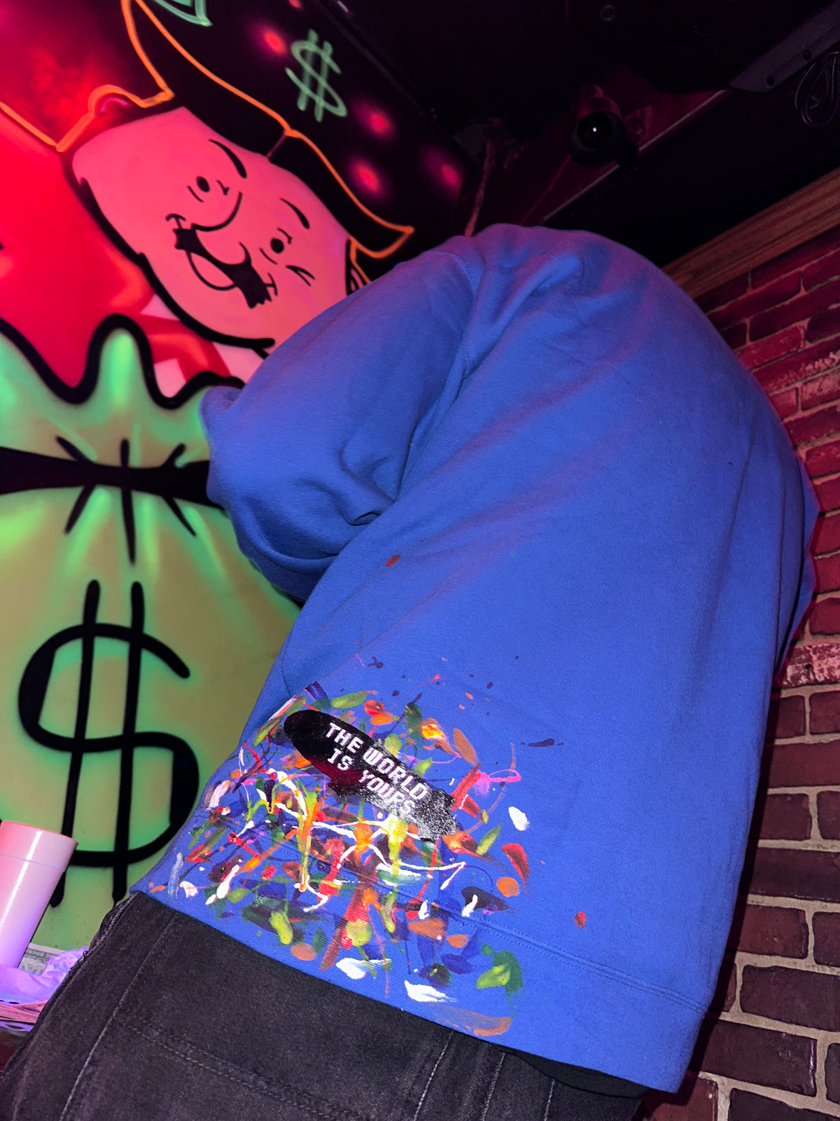 The World is Yours Zip Up Hoodie