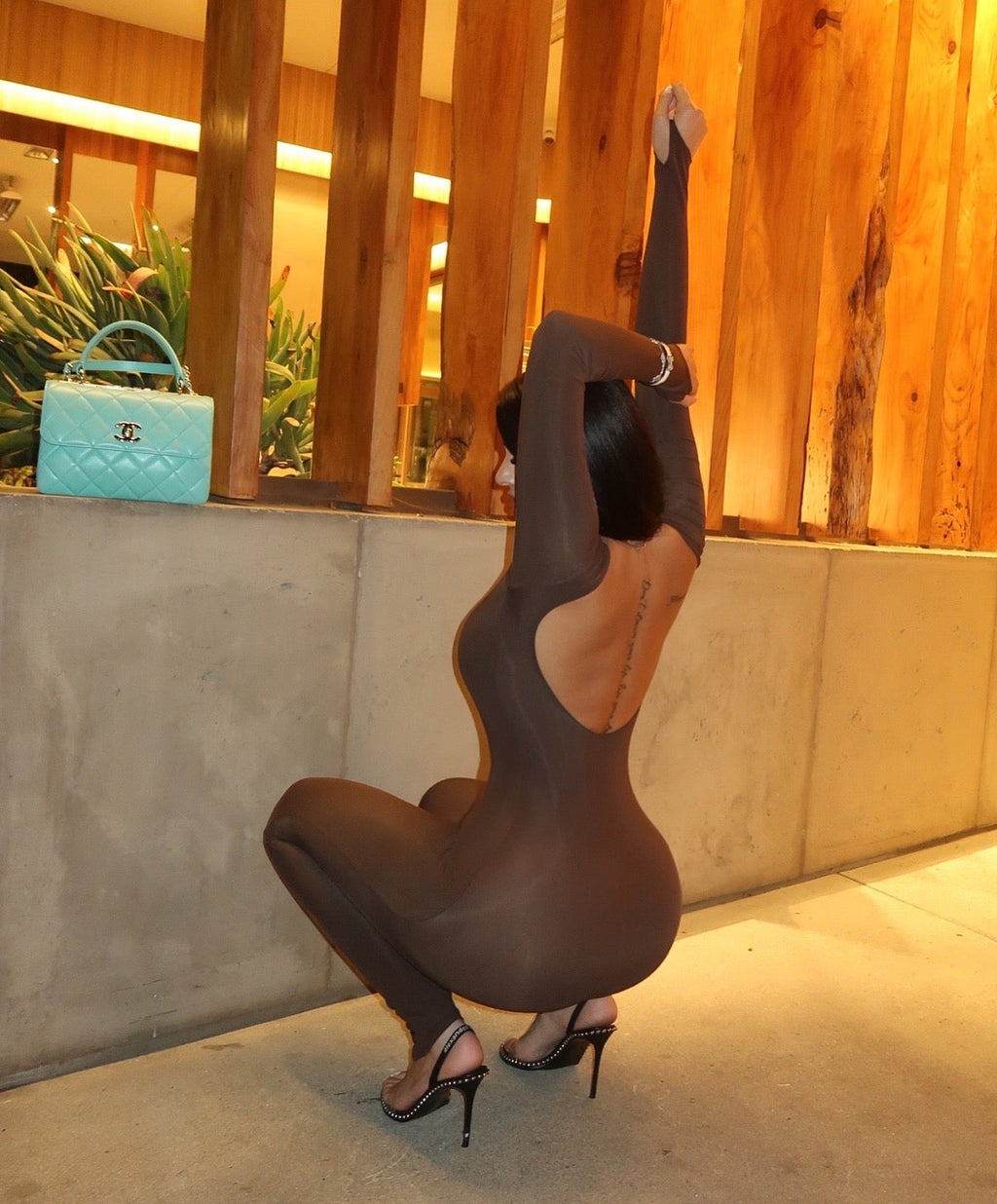 Mocha bodysuit
