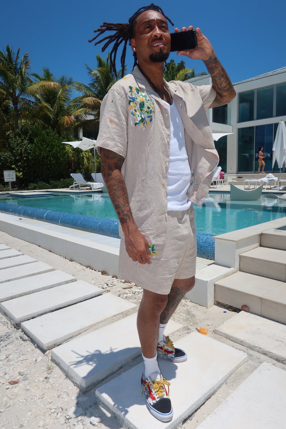 Island Linen Button up Shirt