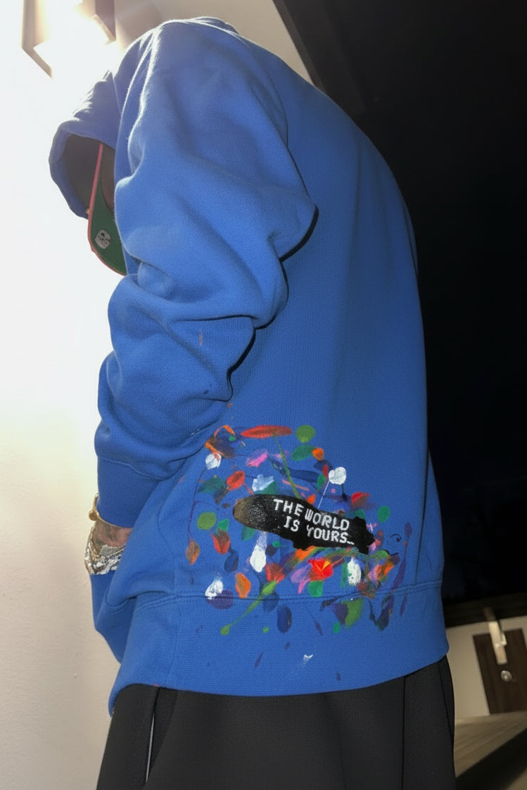 The World is Yours Zip Up Hoodie