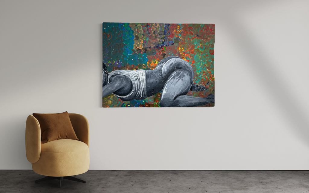 “Blended” painting