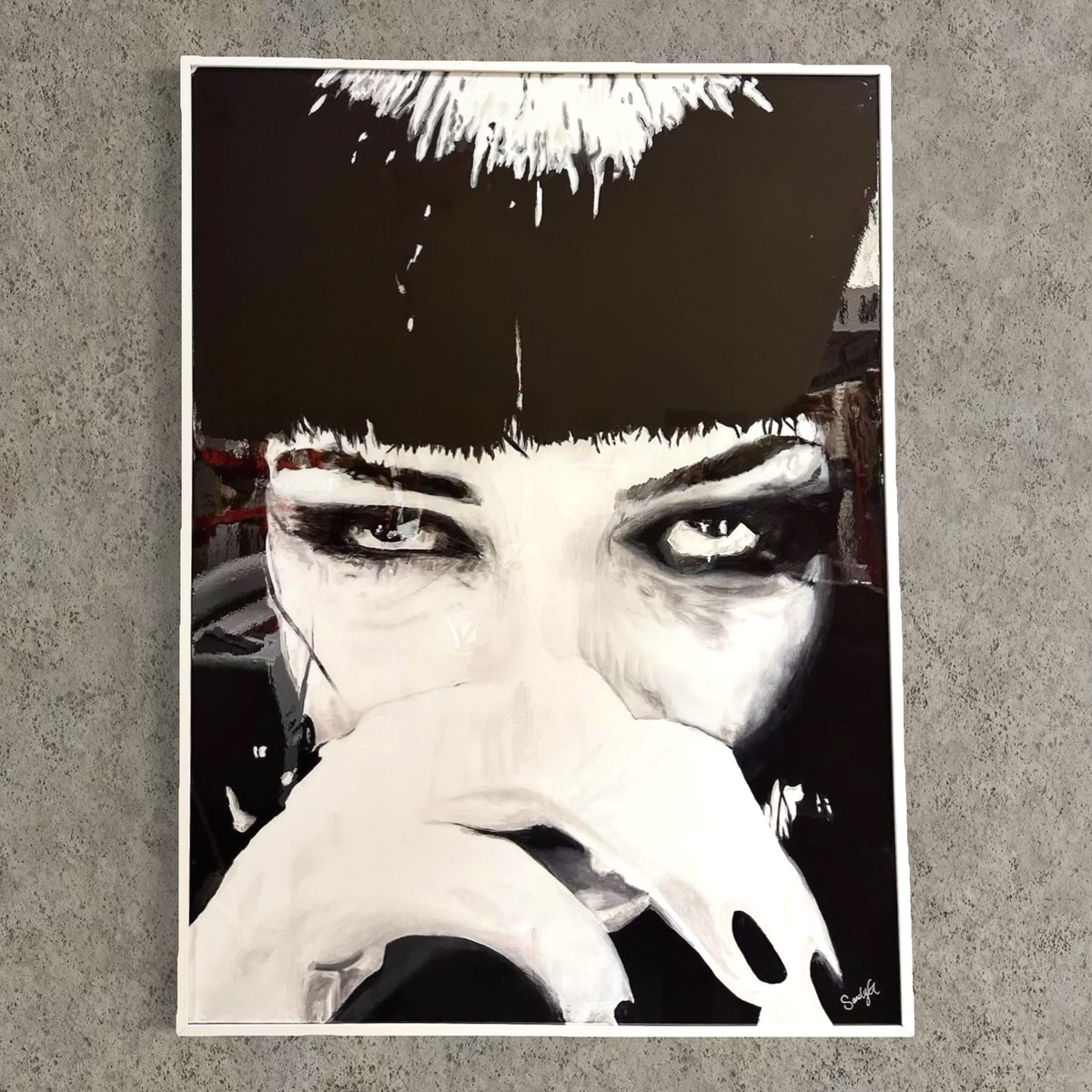 “Mia Wallace” Painting
